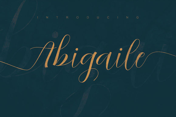 Abigaile Script Font - Preview 4