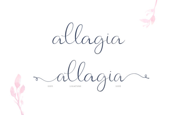 Allagia Font - Preview 3