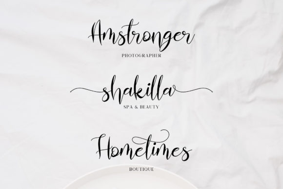 Almahira Script Font - Preview 3