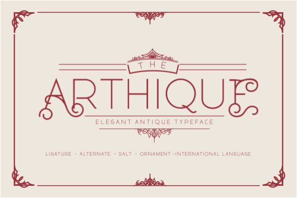 Arthique Font - Preview 6