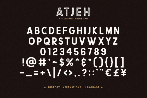 Atjeh Family Font - Preview 3