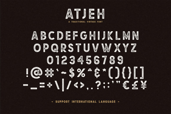 Atjeh Family Font - Preview 4