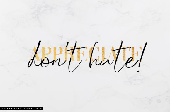 Australia Script Font - Preview 1