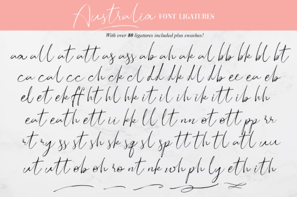Australia Script Font - Preview 5