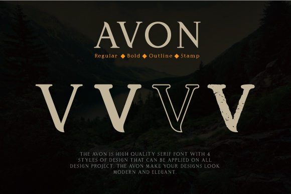 Avon Font - Preview 6