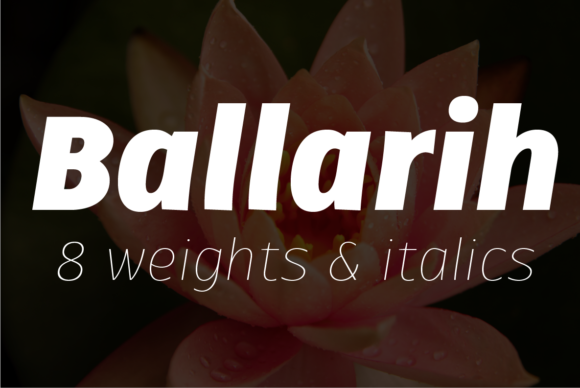 Ballarih Family Font - Preview 1