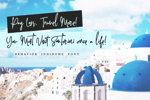 Behavior Indihome Font - Preview 1