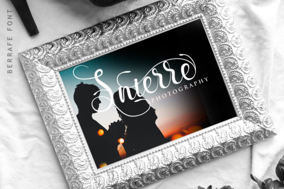 Berrafe Font PNG with transparent background - Preview 3