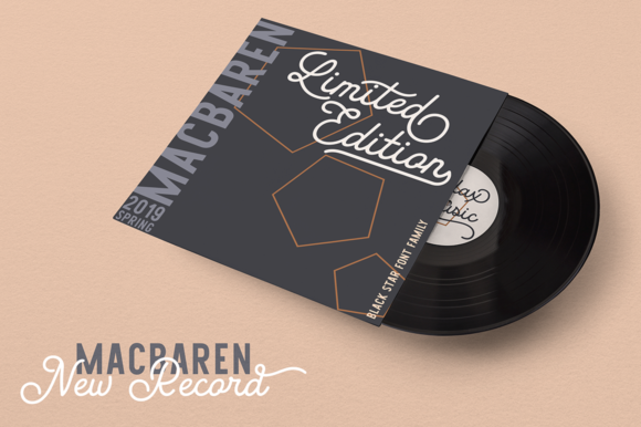 Black Star Family Font - Preview 5