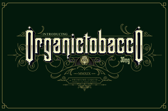 BlackBorneo Font - Preview 1