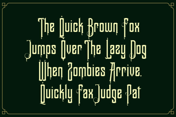 BlackBorneo Font - Preview 3