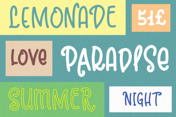 Bondy Mondy Family Font - Preview 1