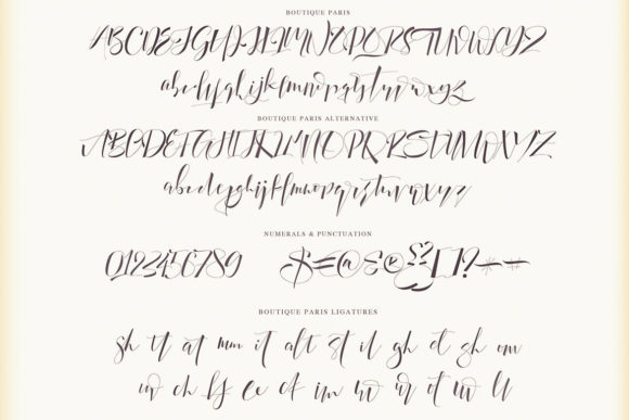 Boutique Paris Font - Preview 2
