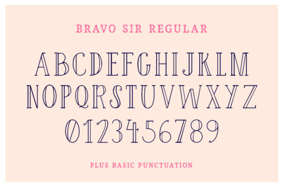 Bravo Sir Family Font - Preview 3