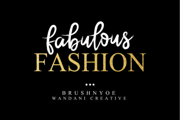 Brushnyoe Font - Preview 1