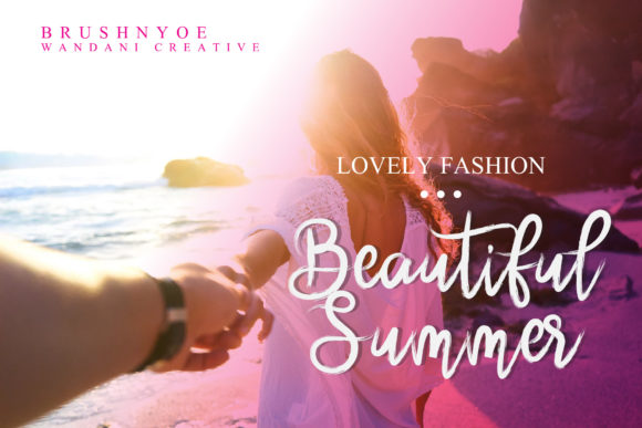 Brushnyoe Font - Preview 4