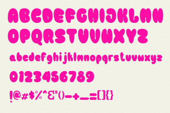 Bulb Layered Font - Preview 3