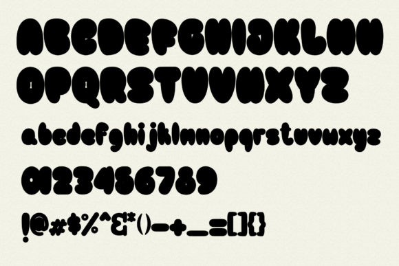 Bulb Layered Font - Preview 4
