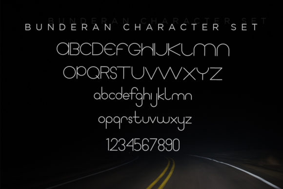 Bunderan Font - Preview 1