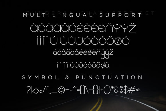 Bunderan Font - Preview 2