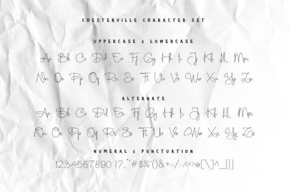Chesterville Font - Preview 5