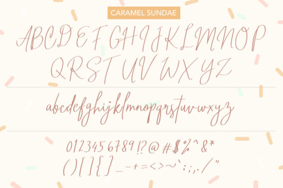 Caramel Sundae Font - Preview 6