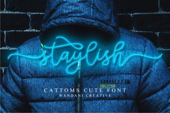 Cattoms Cute Font - Preview 6