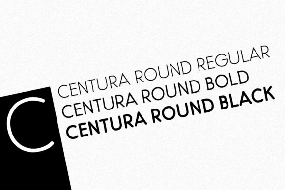 Centura Round Font - Preview 1
