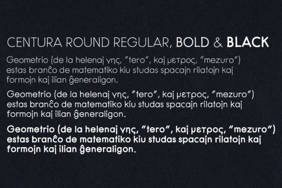 Centura Round Font - Preview 2