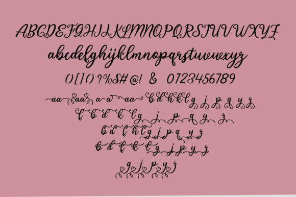 Christabel Font PNG with transparent background - Preview 5