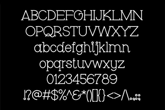 Cliffhanger Font - Preview 2