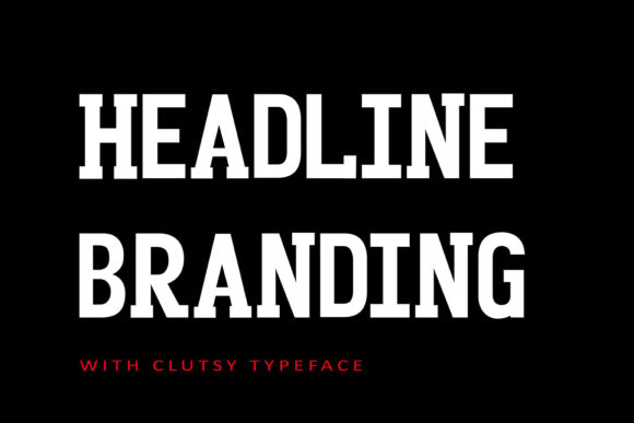 Clutsy Font - Preview 2