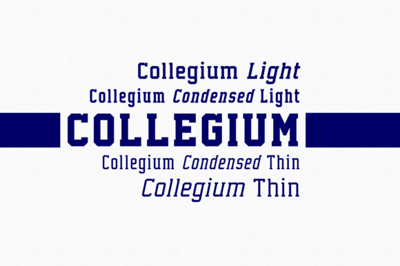 Collegium Font PNG with transparent background - Preview 3