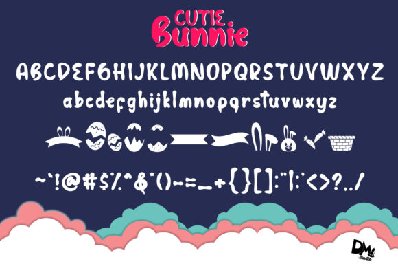 Cutie Bunnie Font - Preview 5