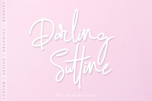 Darling Suttine Font - Preview 6