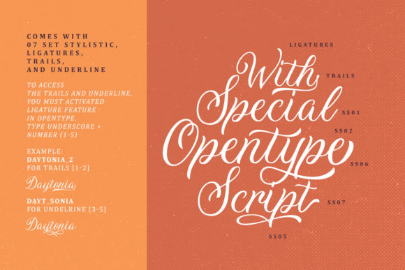 Daytonia Font - Preview 2
