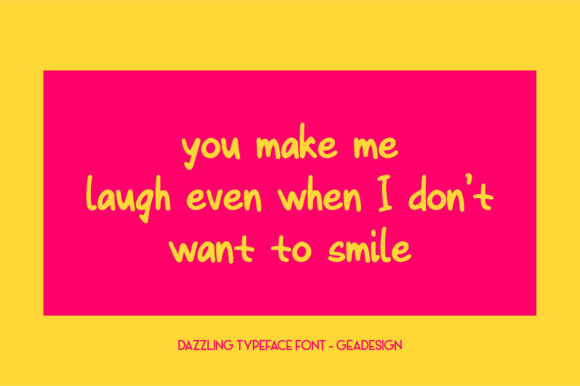 Dazzling Font - Preview 3