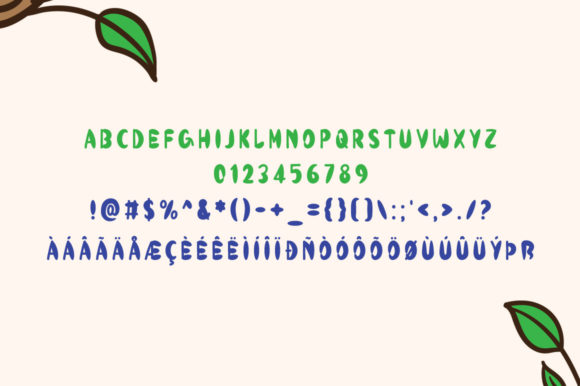 Easter Bird Font - Preview 4