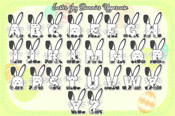 Easter Joy Bunnies Font - Preview 2