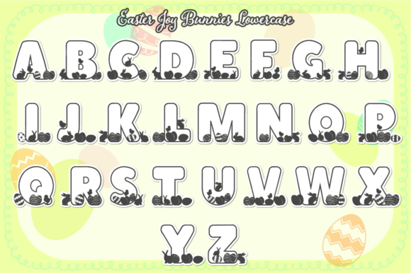 Easter Joy Bunnies Font - Preview 1