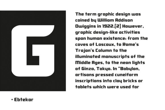 Ebtekar Family Font - Preview 6