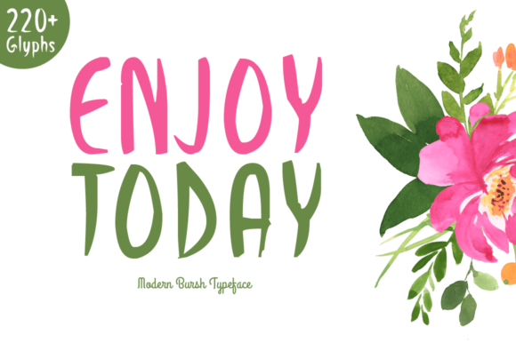 Enjoy Today Script & Handwritten Font By Instagram Fonts