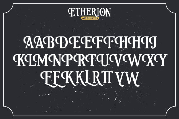 Etherion Font - Preview 3