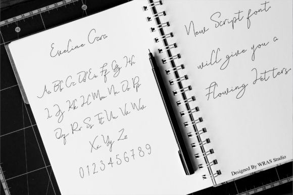 Eveline Cara Font - Preview 1