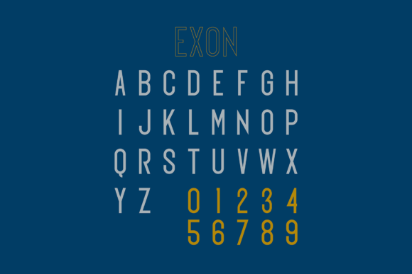 Exon Font - Preview 2