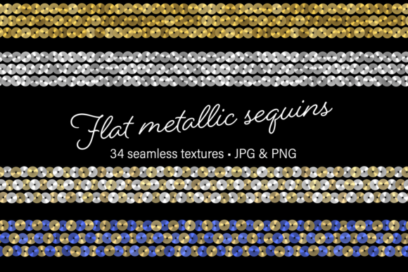 Flat Metallic Sequins