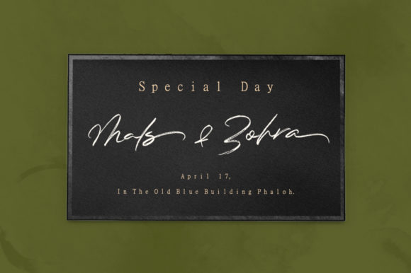 Fragile Script Font - Preview 4