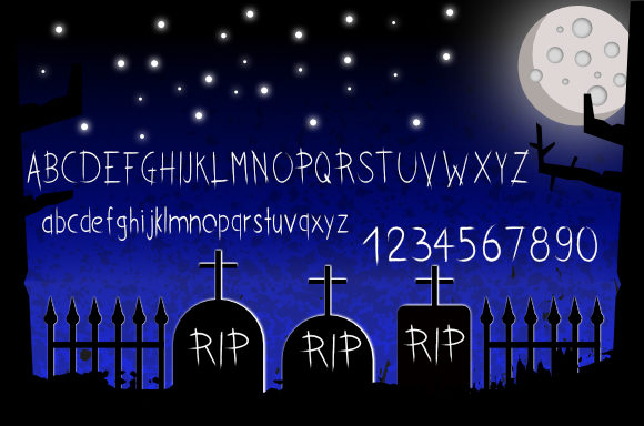 Friedhof Font - Preview 1