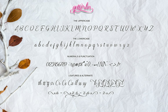 Getterlin Font - Preview 5