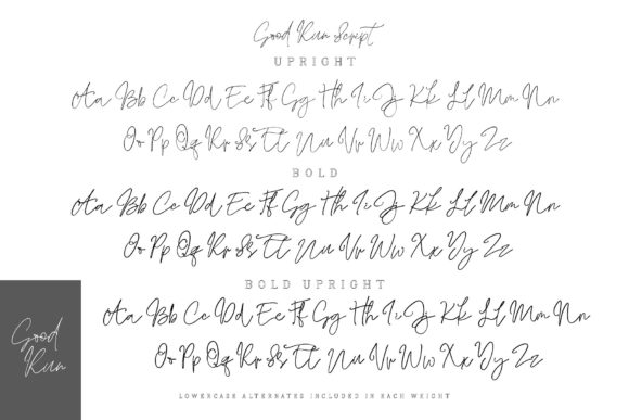 Good Run Duo Font PNG with transparent background - Preview 4